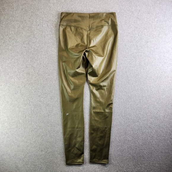 Fabletics Leggings Womens L Dark Moss Shine Anywhere Motion 365 High Waisted - Picture 4 of 14